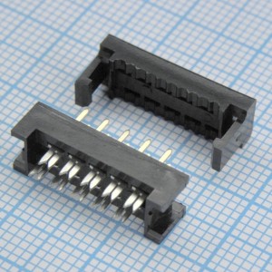 L-KLS1-205-16-B, Вилка на плату 2.54мм на шлейф