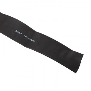 Термоусаживаемая трубка ТУТ нг 50/25 черная рулон PROxima tut-50-b