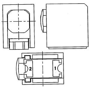 595-2101-013F, Светодиодные индикаторы для печатного монтажа 2MM PRISM- R