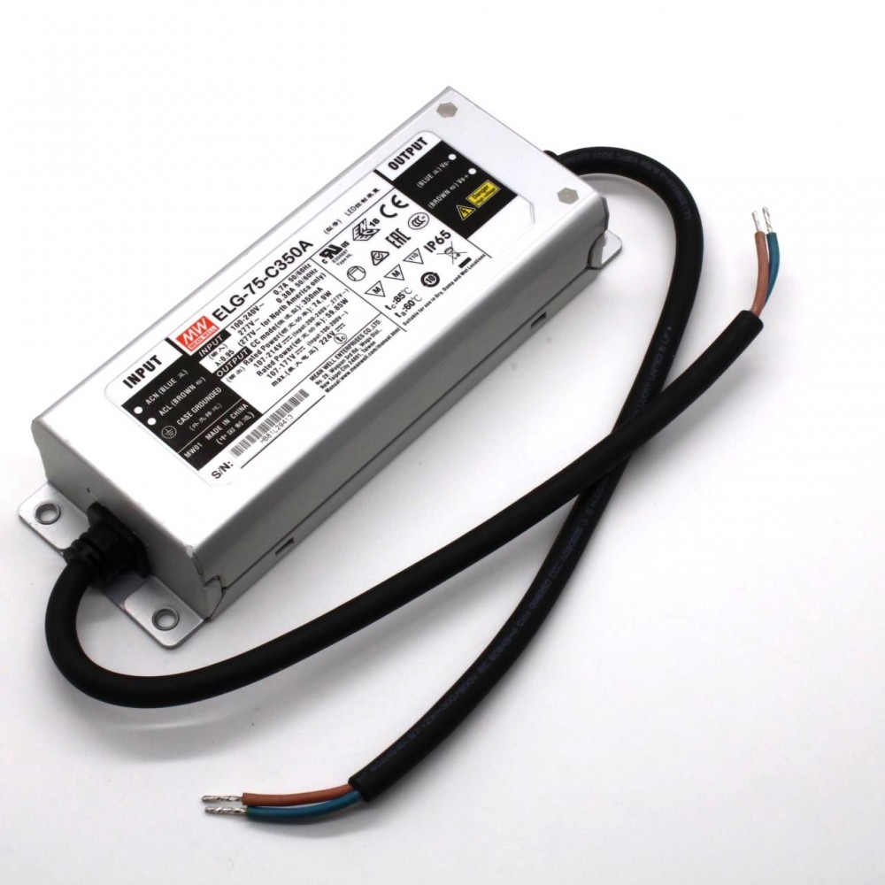 Изображение товара Блок питания ELG-75-C350A 74.9 Вт IP65 для промышленных систем