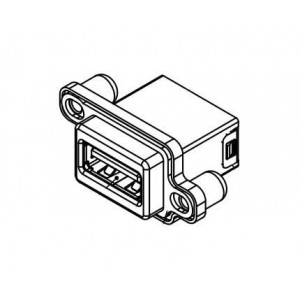 MUSBR-3193-30, USB-коннекторы Usb Conn 3.0 R/a Pcb Std 'A' Receptacle