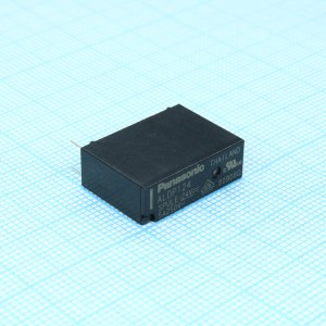 ALDP124W, Реле силовое катушка 24В 5A один контакт на замыкание 20.5x7.2x15.3мм монтаж в отверстие