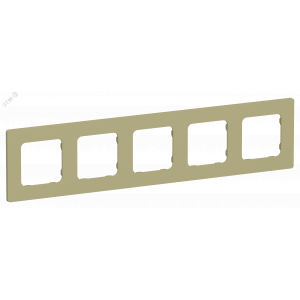 FLITE CLASSIC Рамка 5-местная РУ-5-К-ФлО оливковый IEK FI-M52-32-20-K26