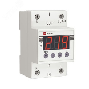 Реле напряжения с дисплеем MRV 32А PROxima MRV-32A