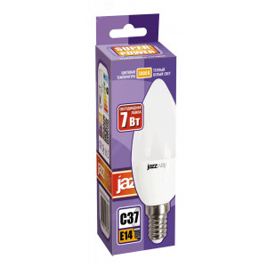 Лампа светодиодная PLED-SP 7Вт C37 свеча 3000К тепл. бел. E14 530лм 230В 1027818-2