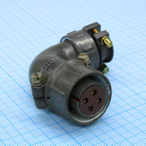 ШР20У4НШ8Н розетка, кабельная розетка угловая