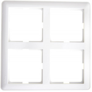 W59 4-постовая (2X2) РАМКА, БЕЛЫЙ C3(5)_ KD-2H2-18