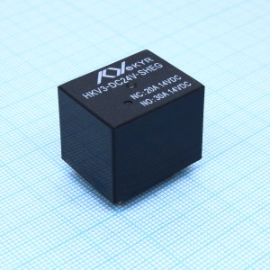 HKV3-DC24V-SHEG, Реле силовое, 20А одна контактная группа на переключение катушка 24В