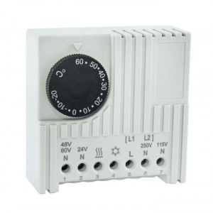 Термостат NO/NC (охлаждение/обогрев) на DIN-рейку 5-10А 230В IP20 PROxima thermo-no-nc-din