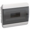 Корпус пластиковый ЩРВ-П-12 IP41 черн. прозр. дверь TEKFOR TF5-KP12-V-12-41-K01-K03
