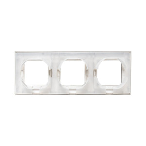 3 - местная рамка, IP44, шампань, пластик Эпика EKF UP1-FPC-03-44