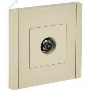 FORTE&PIANO Розетка TV оконечная FP428 ваниль IEK FP-A10-O-K10