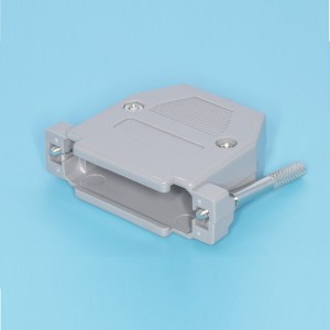 DPT-25C-G, Корпус разъема 25 контактов с удлиненными винтами, серый