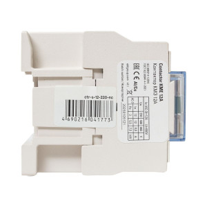 Контактор КМЭ малогабаритный 12А 220В 1NC PROxima ctr-s-12-220-nc