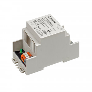 INTELLIGENT ARLIGHT Блок питания шины DALI-301-PS250-DIN (230V, 250mA) 026166, Источник питания для шины DALI. Монтаж на DIN-рейку. Питание 100-240VAC, выход 16VDC 250mA. Размеры 100x51x53мм