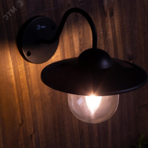 Светильник уличный ERASF22-38 на солнечных батареях настенный Ретро 1 LED Б0053388