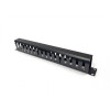 Организатор кабельный с крышкой 19дюйм 1U CM-1U-ML16-COV метал. 454711