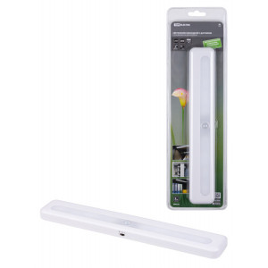 Светильник накладной светодиодный 280х40, 1,5 Вт, 4хАА, дат. движ. и освещ., SQ0329-3616