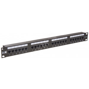 Патч-панель 1 юнит категория 5Е UTP 24 порта (Dual) PP24-1UC5EU-D05