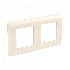 Рамка на 2+2 модуля (двухместная), слоновая кость, RAL9001 75012O