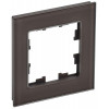 Рамка 1-м BRITE РУ-1-2-БрТБ стекло темн. бронза BR-M12-G-K45