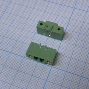 15EDGRM-3.81-02P-14-00A(H), Разъемный клеммный блок на плату, 2 контакта. Серия 15EDGRM-3.81