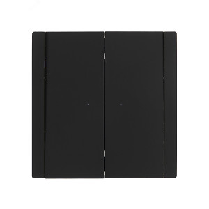 Выключатель 2-кл. СП FORTE&PIANO 10А FP106 с индикацией черн. IEK FP-V20-1-10-1-K02