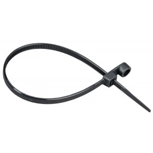 Хомут 4.8х200мм P6.6 с винтовым креплением черн. (уп.100шт) IEK UHH12-D048-200-100-K02