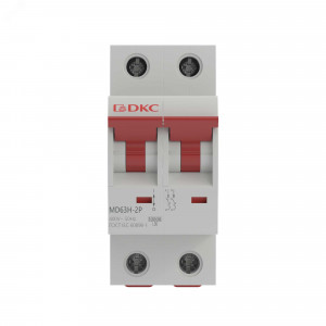 Выключатель автоматический двухполюсный 16А C MD63H-2PC16 10кА MD63H-2PC16