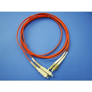 FPK-SC-LC-MM-DP-2, LC-SC патч-корд многомодовый 50/125 2м (Duplex)