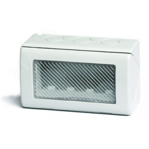 Модульная настен. коробка для эл/устан. изделий VIVA, IP55,4мод. 54755