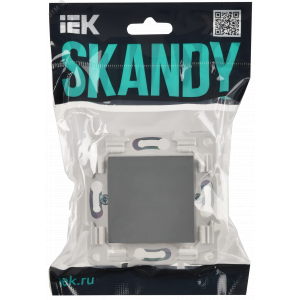 SKANDY Заглушка с суппортом SK-C01Gr серый IEK SK-PL10-K03