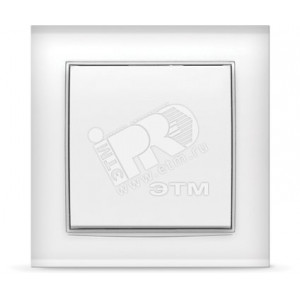 Выключатель Бриллиант одноклавишный белый 7947366