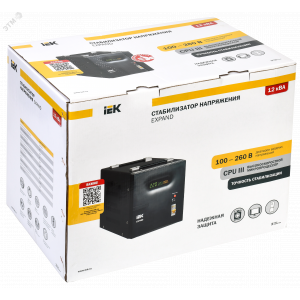 Стабилизатор напр. 1-ф. переносн. 12кВА EXPAND IVS21-1-012-11