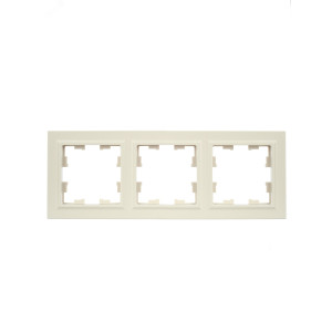 Рамка 3-м BRITE РУ-3-БрКр беж. BR-M32-K10