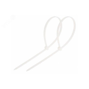 Хомут кабельный 4.8х300 нейл. бел. (уп.100шт) 07-1302