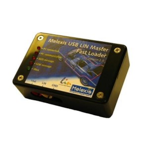 MLX LIN Master, Средства разработки интерфейсов LIN Master for connection of LIN Bus with PC via USB connection Lin master device (assembled pcb in plastic box), USB cable, CD ROM