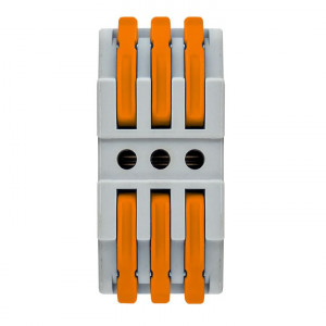 Клемма строительно-монтажная СМК проходная 222-423 3п 0.08-4кв.мм PROxima plc-smk-423
