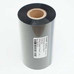 Риббон Resin Premium 300м/110мм/110мм/1", Красящая лента Resin Premium 300м/110мм/110мм/1", длина 300 м, ширина 110 мм, цвет черный