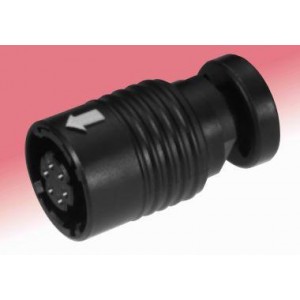 HR30-7PB-12S, Цилиндрические защелкивающиеся разъемы 12P PLG SHELL SZ 7 FEM W/OVERMOLD SPCR