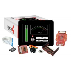 SK-gen4-35DCT-CLB-PI, Средства разработки визуального вывода Starter Kit for gen4-uLCD-35DCT-CLB-PI with 4D Serial Pi Adaptor, 4D-UPA , 4GB Industrial microSD Card, 150 mm FFC Cable, 5-way female-to-female ribbon cable with male-to-male adaptor