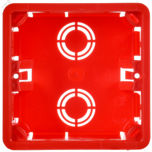 Коробка распаячная СП 92х92х45 IP20 КМ41001 (с саморезами с крышкой) UKT11-092-092-040