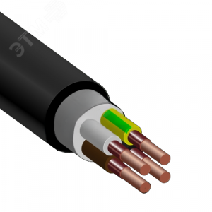 Кабель ВВГнг(А)-LS 4х1.5 ОК (N) 0.66кВ (уп.100м) TR3115