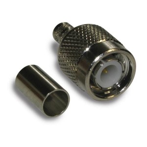 122111, РЧ соединители / Коаксиальные соединители TNC ST CRIMP PLUG RG59 75 OHM 3PC DL
