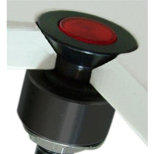 PM5-A12G28V, Светодиодные панельные индикаторы IP67 Blk Al Grn 12mm 525nm 576mcd Diff