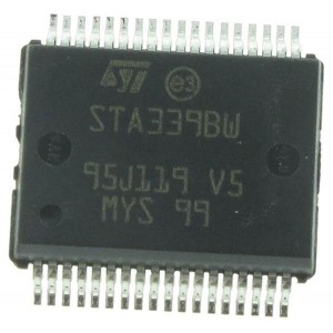 STA510FTR, Усилители звука 44-V, 5.5-A, quad power half-bridge