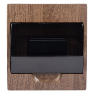 Щит ЩРН-П-8 IP41 темное дерево PROxima pb40-n-8-dark