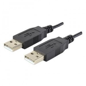 CBL-UA-UA-1, Кабели USB / Кабели IEEE 1394 Cable, 1000 mm, USB type A to USB A, 5V/1A, 480Mbps, 28 AWG, PVC
