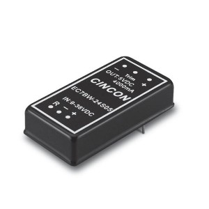 EC7BW-24S05, Преобразователи постоянного тока в постоянный с изоляцией DC-DC Converter, 20 Watt, 4:1 Input Range, 9-36VDC Input, 5VDC Output, 2.00x1.00x0.40"