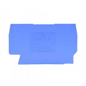 Боковая крышка APFN 6/35 BL, Крышка боковая, для клемм WKFN 6..., цвет: синий